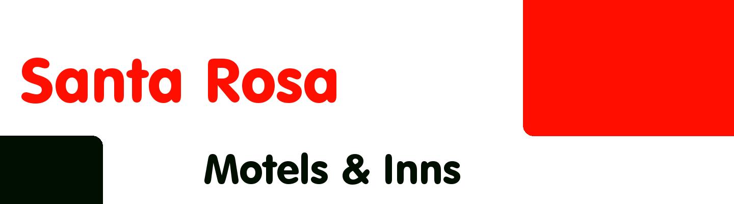 Best motels & inns in Santa Rosa - Rating & Reviews